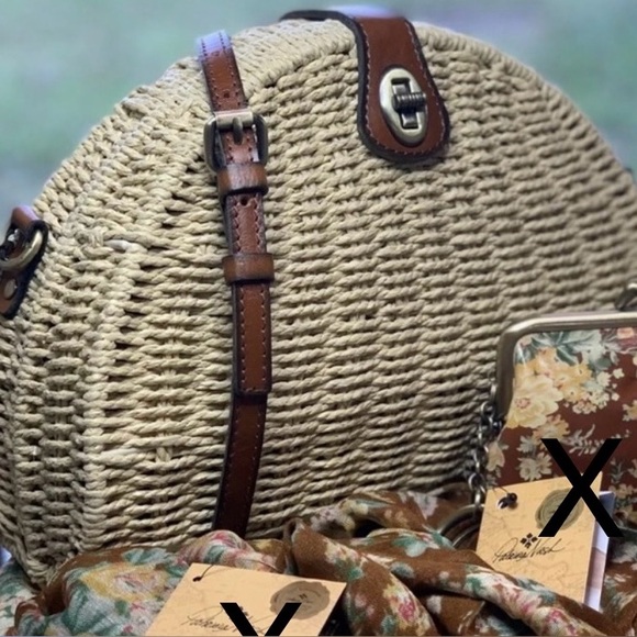 PATRICIA NASH Susella Wicker Handbag Crossbody.  NWT - Picture 2 of 5
